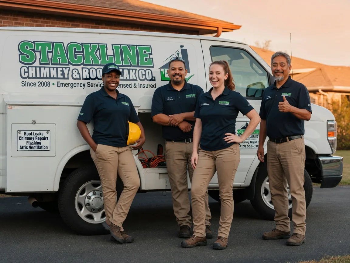 Chimney flashing repair company in Liberty, KS